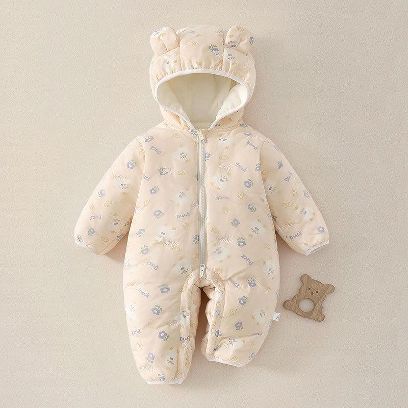 Утепленный стеганый детский комбинезон 120 г, зимний боди - Теплый хлопковый комбинезон для новорожденных 90cm [1-2 years]