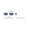 Dior Logo Design Metal Oval Sunglasses Women sunglasses Gold 1732104224164_2019