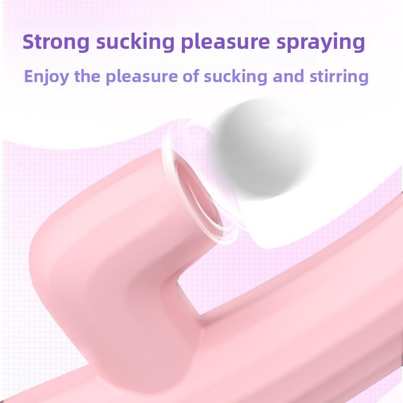 Female AV Vibrator Adjustable Multi-Frequency Sucking Electric Masturbator Adult Products Vibrating Wand Stick