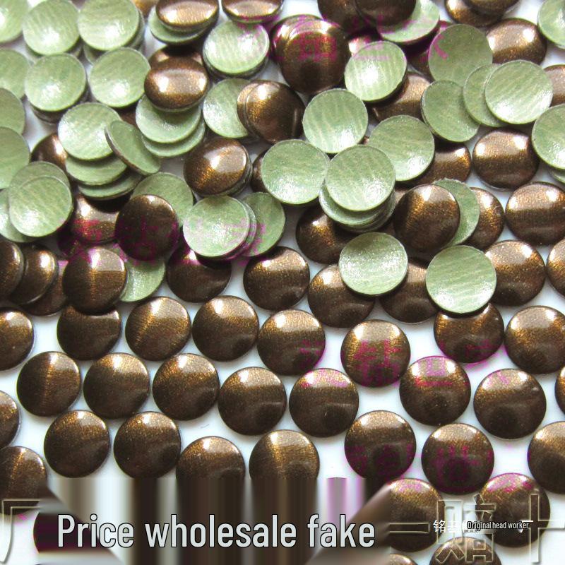 Bronze Koreanischer Aluminium Hotfix Niete für DIY Bekleidung