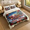 Christmas Theme Personalized 3Pcs Bedding Set Custom Text & Name 1 Sheet 2 Pillowcases Household Bedding 1pc
