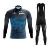 Cycling Jersey Set Long Sleeve Mountain Bike Outfit Men Women Quick Dry Breathable Riding Apparel
