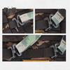 Outdoor Camping Crossbody Bag Strap Adjustable Length Quick Release Extensible Shoulder Strap with Multi-Hanging Ring
