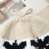 Fair Island Style Retro Jacquard Knitted Wool Hat Autumn and Winter Versatile Face showing Small Warm Hat Outdoor Windproof Pullover Hat