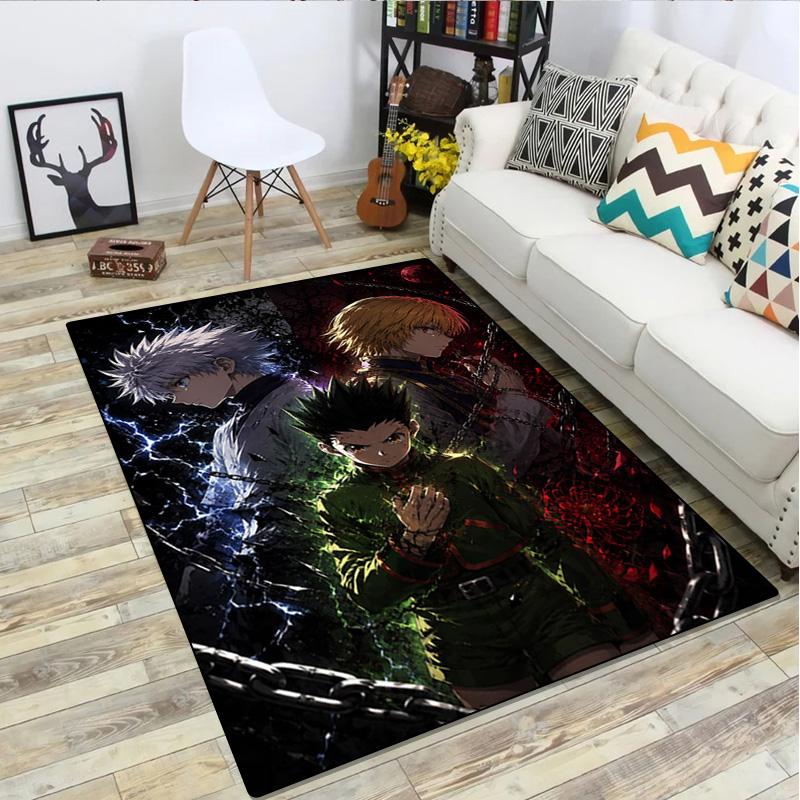 Hunter X Hunter: Bonds Unite Home Carpet Office Decorative Carpet For Living Room Bedroom Door Mat Floor Rug Computer Chair Area Rug