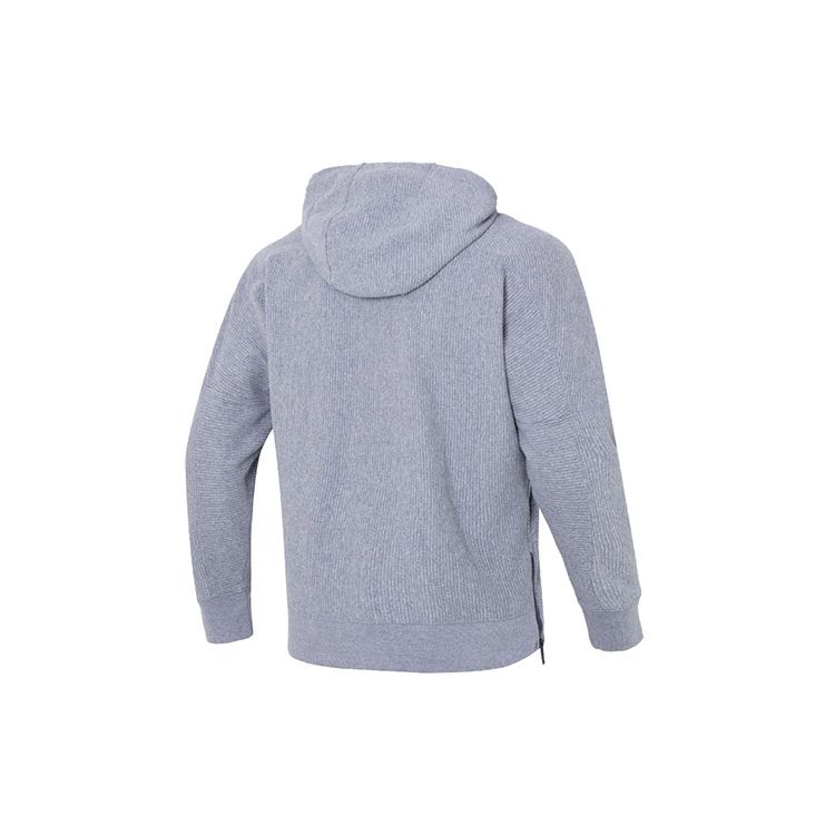 Under Armour Ottoman Fleece Hoodie Men Tops Purple 1373878-559