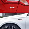 Car 3D Metal 2.3T Displacement Trunk Body Badge Emblem Decals Sticker For Ford Mustang GT Shelby 350 500 2.3T Logo
