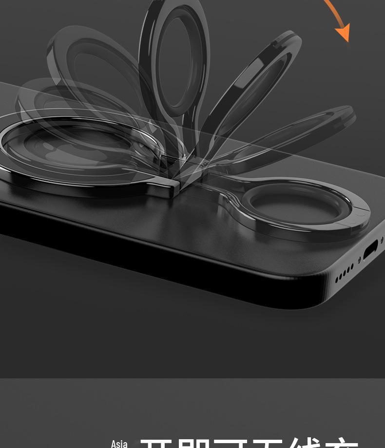 Magnetic Magsafe Phone Ring Holder & Zinc Alloy Desktop Stand