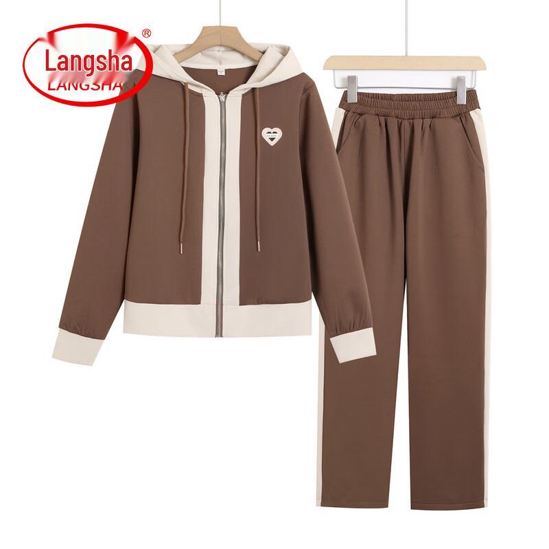 LangSha Women s Autumn/Winter Long-Sleeve Set 4XL