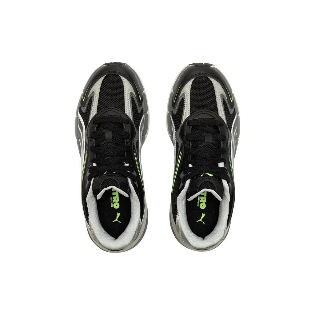 Puma Teveris Nitro Noughties Fabric Leather Sports Low-Top Lifestyle Shoes Unisex Sneaker Black 388920-07