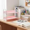 Mehrstufiges Wohnheim-Aufbewahrungs-Bücherregal Schreibtisch-Organizer Kunststoff-Regal für Schreibtisch im Büro Badezimmer Küche Kosmetik-Zubehör Werkzeuge