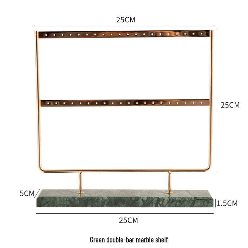 Earring Display Stand: Vertical Light Luxury Jewelry Organizer for Women's Home