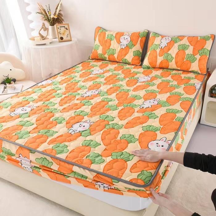 Neu eingetroffener, milbendichter, weicher, gesteppter Matratzenbezug für Twin und Queen, All-inclusive-Steppbettbezug ohne Kissenbezug