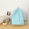 Travel Backpack Women's Small Backpack Student Solid Color School Bag Girls Commuter Computer Backpack