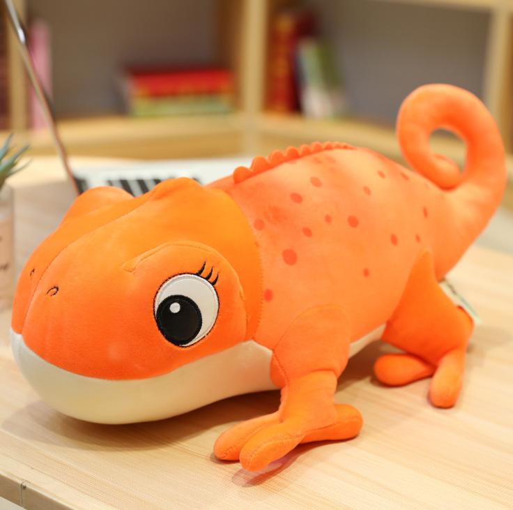 

28 см милые плюшевые игрушки-хамелеоны с героями мультфильмов, милые куклы-ящерицы, мягкие подушки для детей, подарок для девочек и мальчиков 28cm