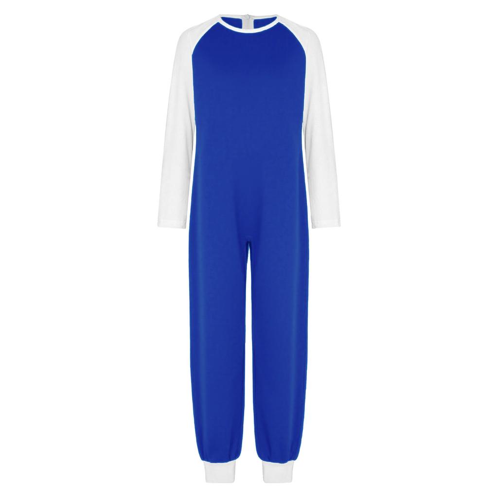 Mono Adaptativo Unisex para Niños con Necesidades Especiales, Bloque de Color, Cuello Redondo, Manga Larga, Espalda Anti-Tirones, Cremallera Trasera Invisible, Body para el Cuidado Diario