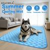 Alfombrilla y Cama Refrigerante de Verano para Mascotas 2025 Mejoradas Tejido Absorbente de Sudor Disponible en 5 Tamaños para Mascotas Pequeñas, Medianas y Grandes