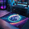 Starry Sky Carpet Esports Room Fashion Design Non-Slip Floor Mat for Kids Playroom Living Room Bedroom Gaming Room Home Decor