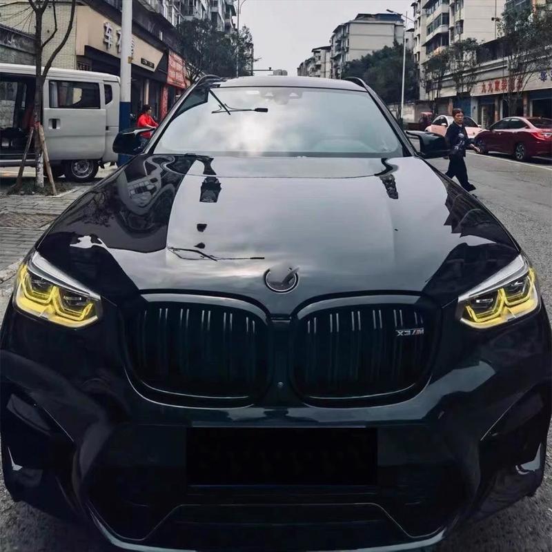 Lemon Yellow DRL LED Modules For BMW G01 X3 G02 X4 F97 X3M F98 X4M CSL Daytime Running Lights Adaptive LED Angel Eyes 7466107