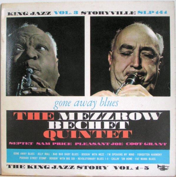 

Виниловая пластинка MEZZROWBECHET QUINTET Gone Away Blues SLP141 Storyville 1972 US Jazz Б/у