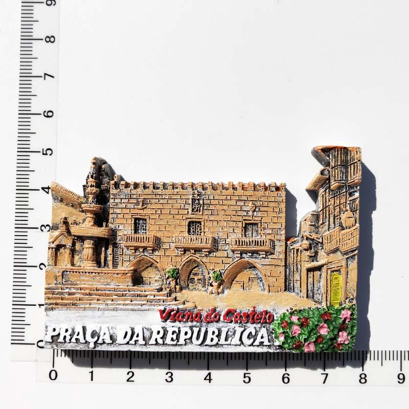 Spain Fridge Stickers Pamplona Santiago Covadonga Chateau Castina Uweda Ubeda Alcala Gate Travelling Souvenirs Fridge Magnets