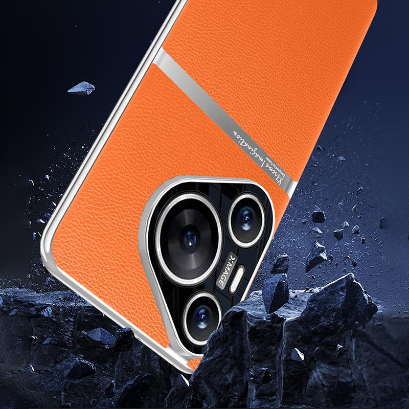 For Huawei Pura 70 Pro/Pura 70 Pro+ Phone Case Drop Protection PU Leather Back Cover