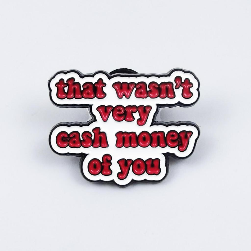 Personalized Colorful English Letter Brooch Fashion Clothing or Backpack Accessory
