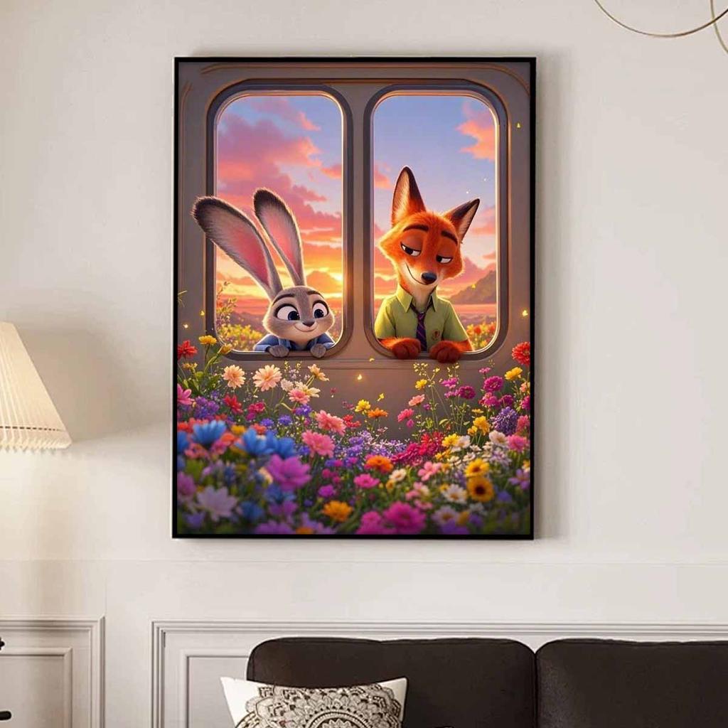 DIY Diamond Painting Flower Train Cross Stitch Kit Mosaic Art Diamond Painting Full Circle Diamond Home Decoration