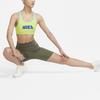 Nike Dri-FIT Swoosh Circa Printed Logo Sports Bra Women Underwear Atomic-Green DM0578-321