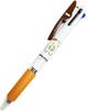 Sanrio Pompompurin Ballpoint Jetstream Made In Set and Name Pen, 3-Color 0.5, Japan, (Pen Stickers)