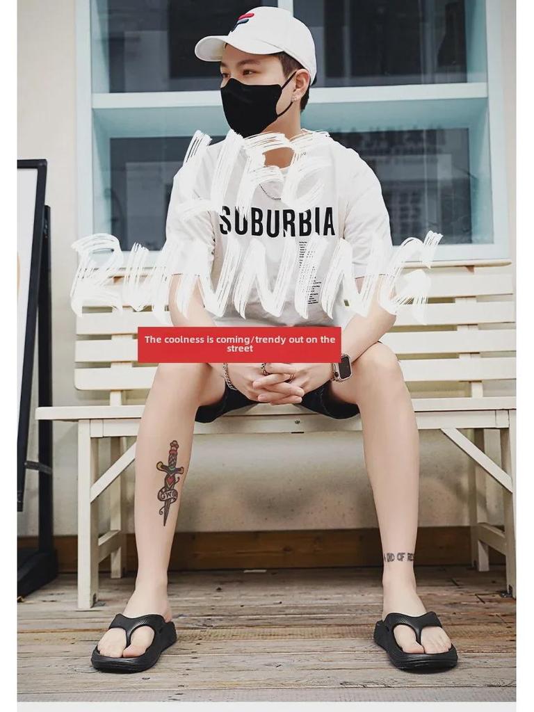 Men's Outdoor EVA Soft Flip Flops - Large Size Fashion Beach Sandals