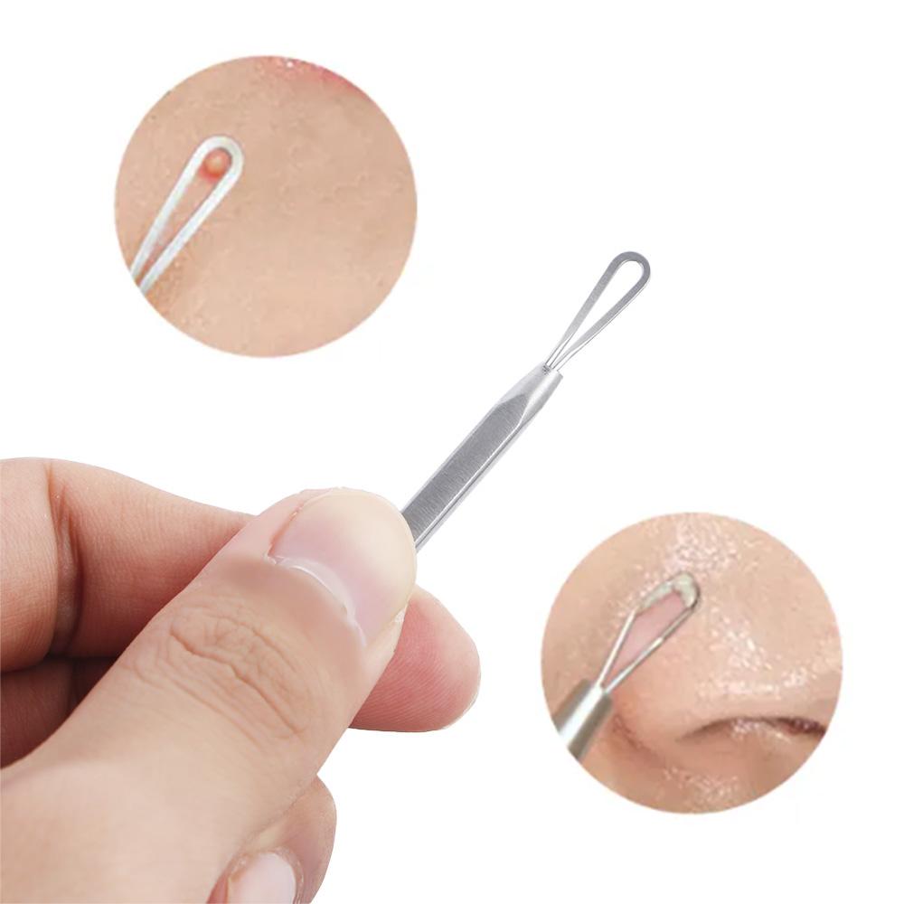 Steel Tweezer Makeup Tool Skin Care Tool Kit Blackhead Removing Face Care Tool Pimple Removing