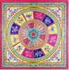 New Luxury Brand Design Sago Cycas Palm Tree Winter Square Scarf 130cm Twill Silk Scarf Women Kerchief Scarves For Ladies