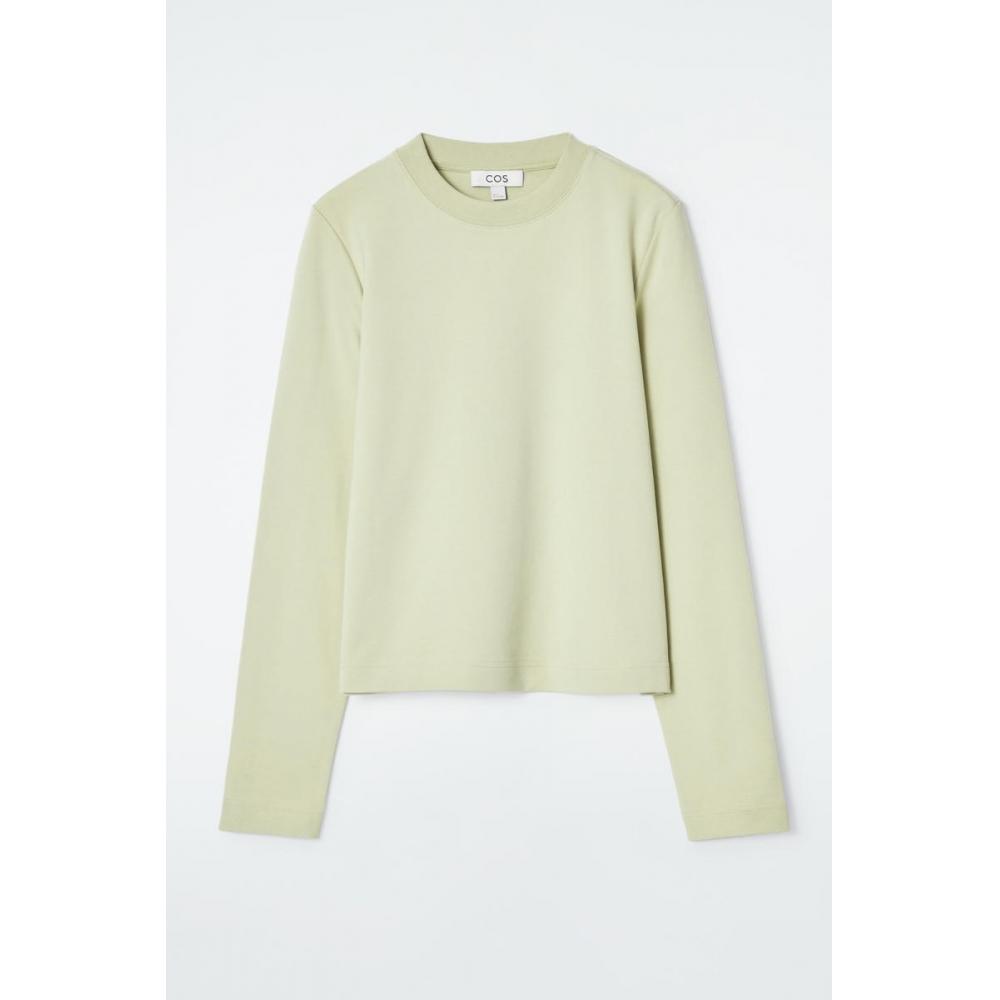 COS Japan Regular FiT HeavyweighT Long Sleeve T shirT