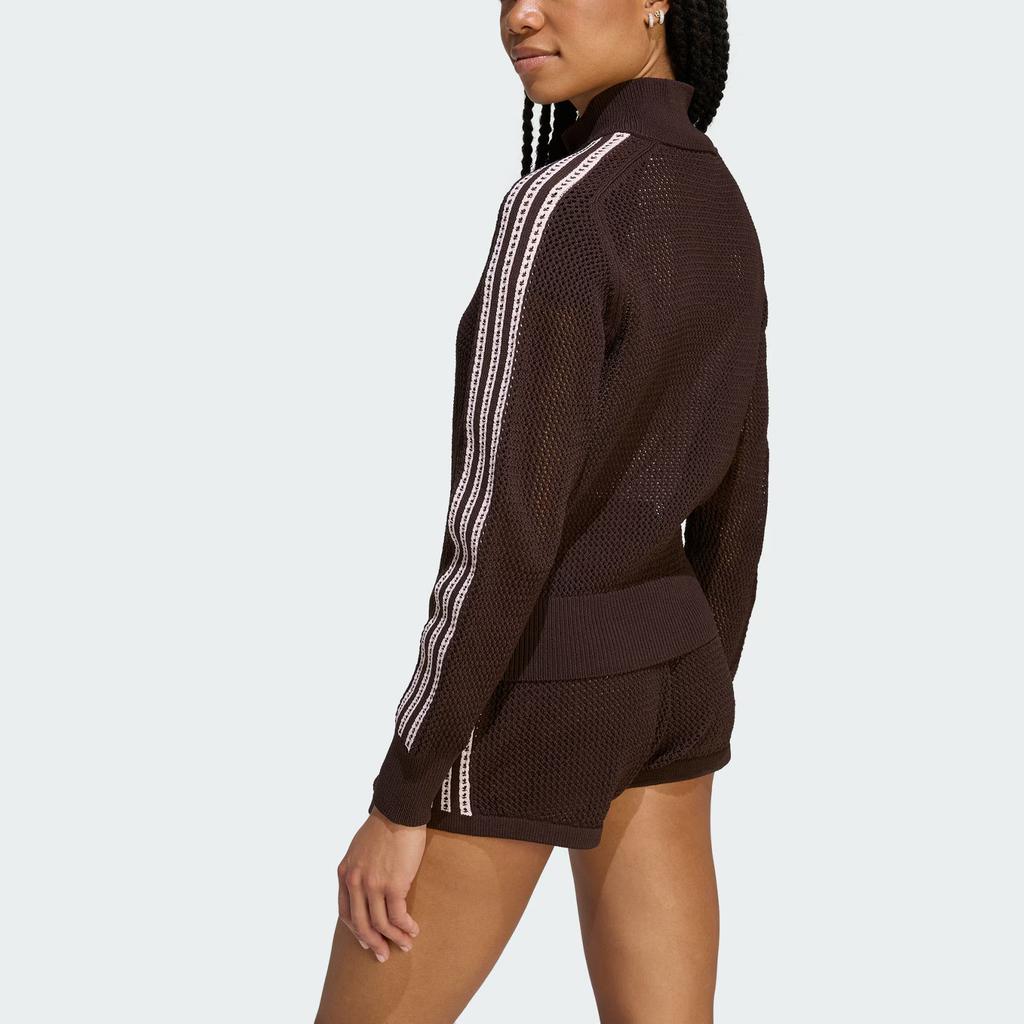 Adidas Originals Firebird CROCHET TRACK TOP Knitwear Women's KE0202