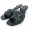 Pristine Sandals Monogram Mules Black Women 38.5 Used
