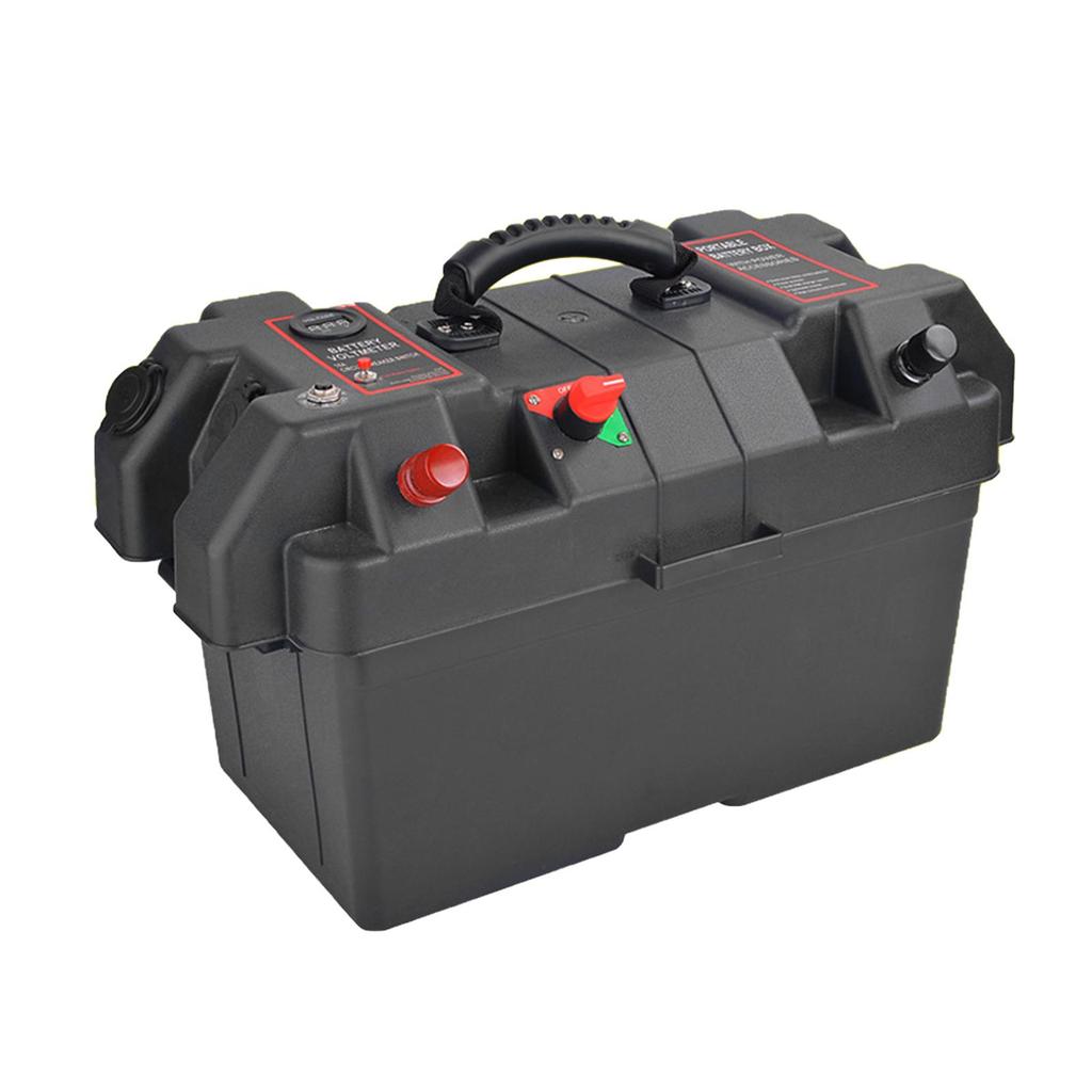 Outdoor Battery Tray Cases Waterproof Battery Box for Camping SUV Truck