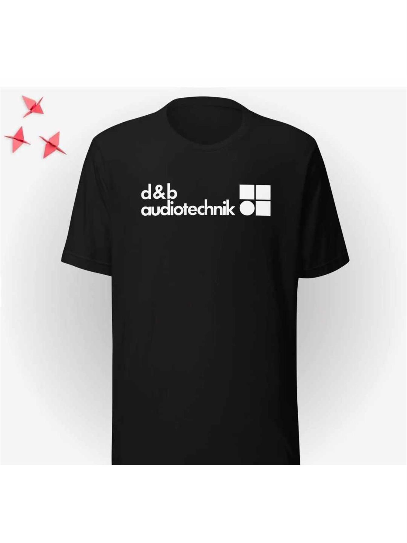DB Audio Technik Logo T-Shirt - Professional Audio Engineering Apparel with DB Sound Waves & Speaker Graphics XXL