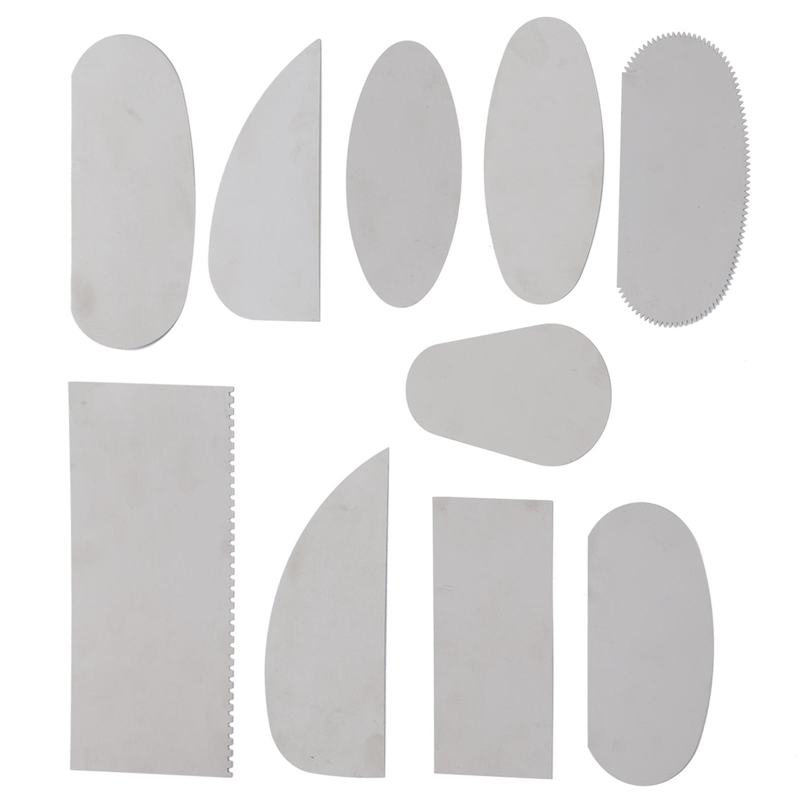 

10Pcs Clay Sculpture Scraper Graver Stainless Steel Pottery Art Craft Carving Tools