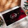AC Milan Theme rug Soft Crystal Velvet Area Rug Non-Slip Floor Carpet for Living Room Bedroom Nursery