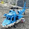 1389PCS WW2 Military Helicopter Gunship Building Block Set for Children Airplane Weapon Bricks Toy Brick home Decor.