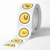 100-500pcs Cartoon Yellow Expression Stickers Wedding Birthday Party Gift Wrapping Label Scrapbook Cute Stationery Stickers