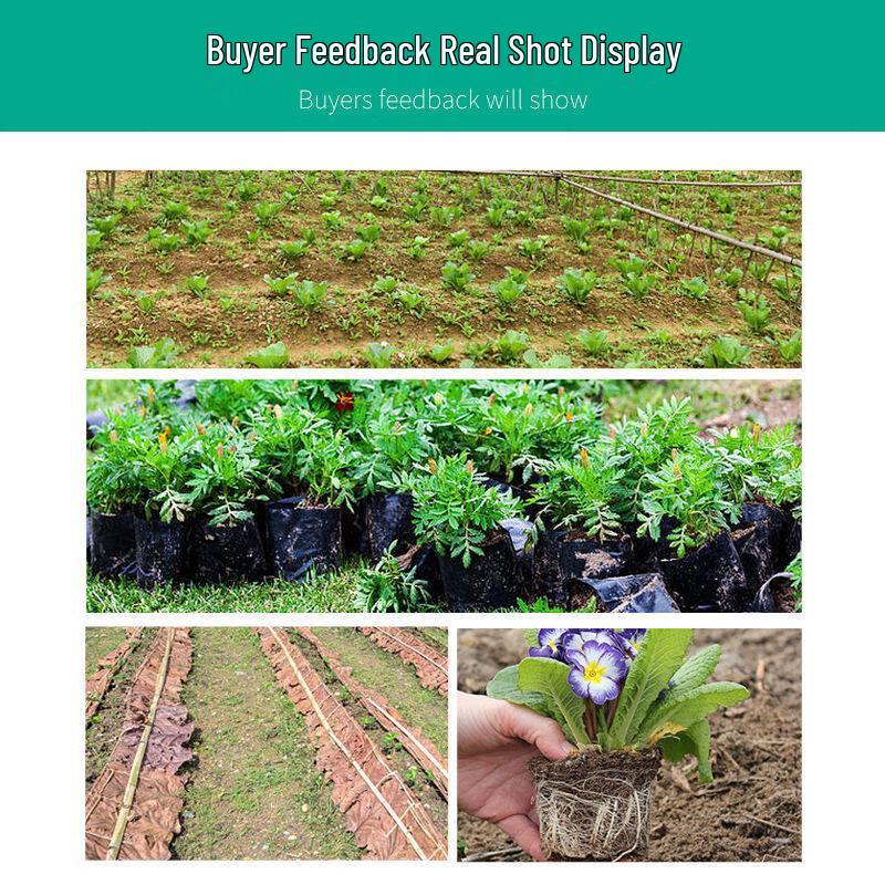 Thickened Black Plastic Seedling Nursery Pots