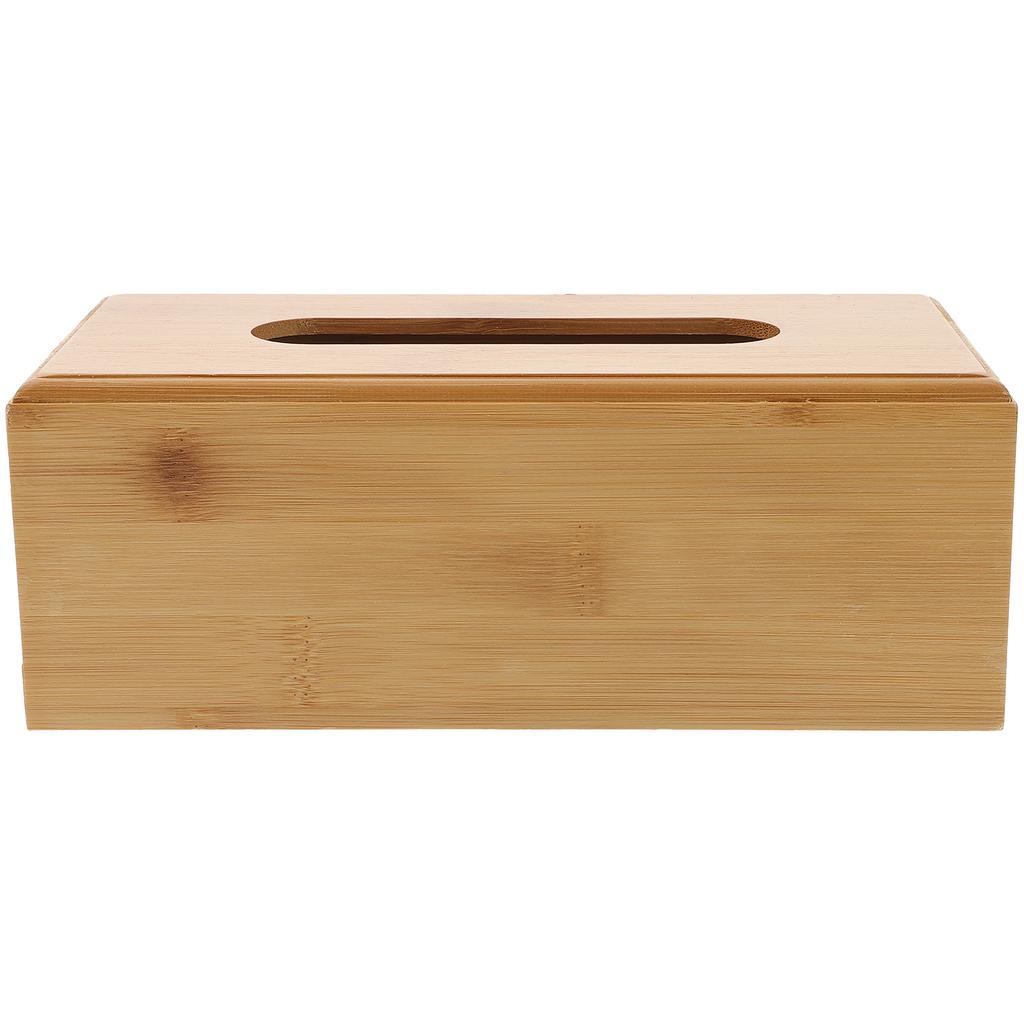 1pc Wooden Tissue Box Holder Home Office Living Room Napkin Container Desktop Storage Box Tissue Organizer Paper Towel Case