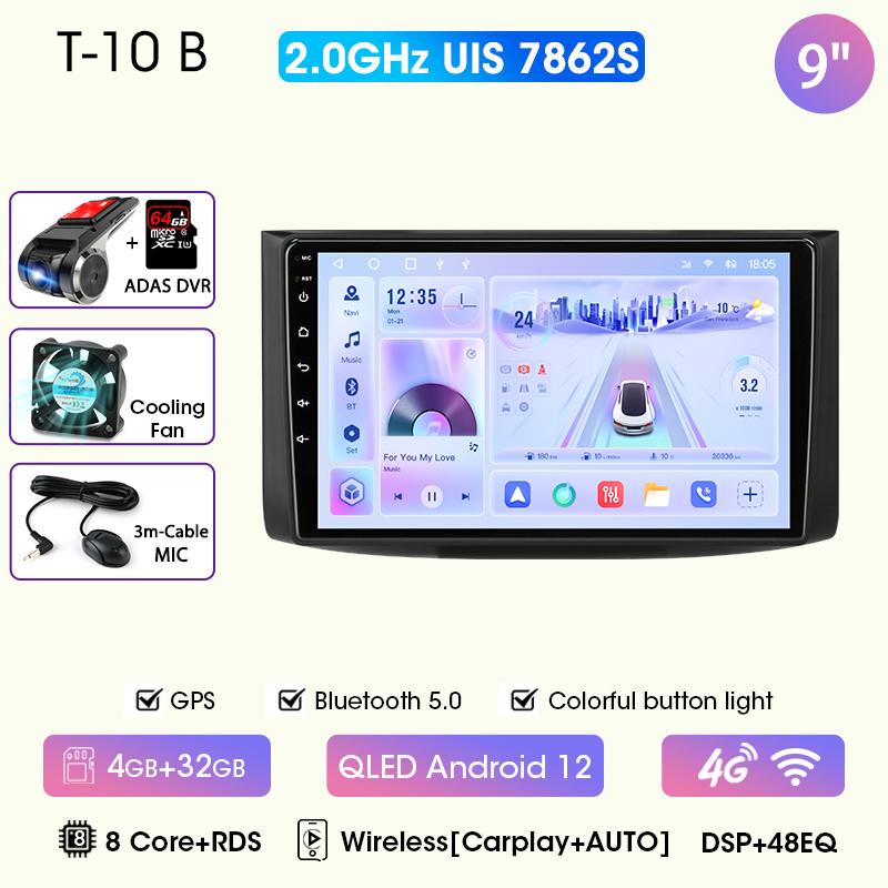 Car Radio For Chevrolet Aveo 2006 2007 2008 2009 2010 2011 2012 2din Android12 Carplay Multimidia Video Player Head Unit