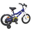 Bicicleta Infantil 16 Polegadas para Idades 4 6 Azul e Branco