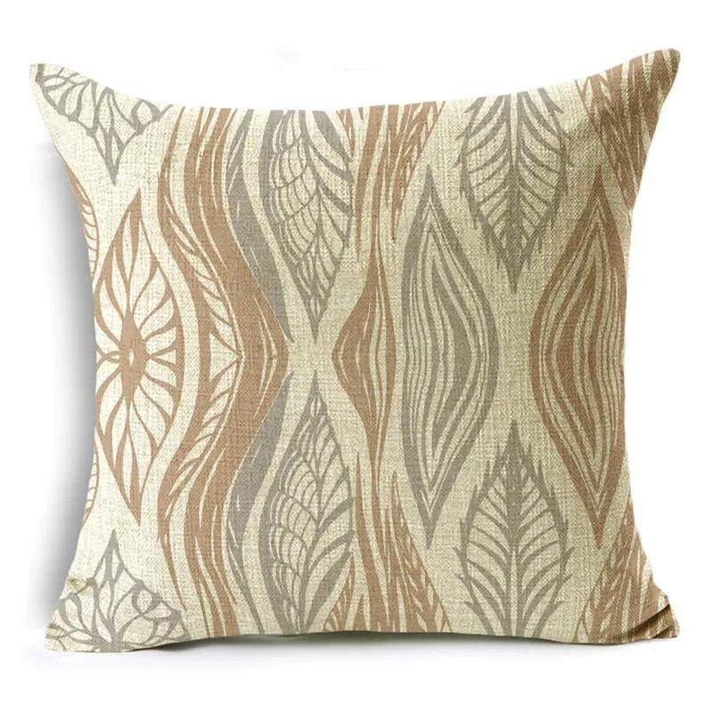 The Same Color Stitching Series Pillow Cover Creative Geometric Sofa Bay Window Bedside Cushion Cover 40*40cm/45*45cm/50*50cm