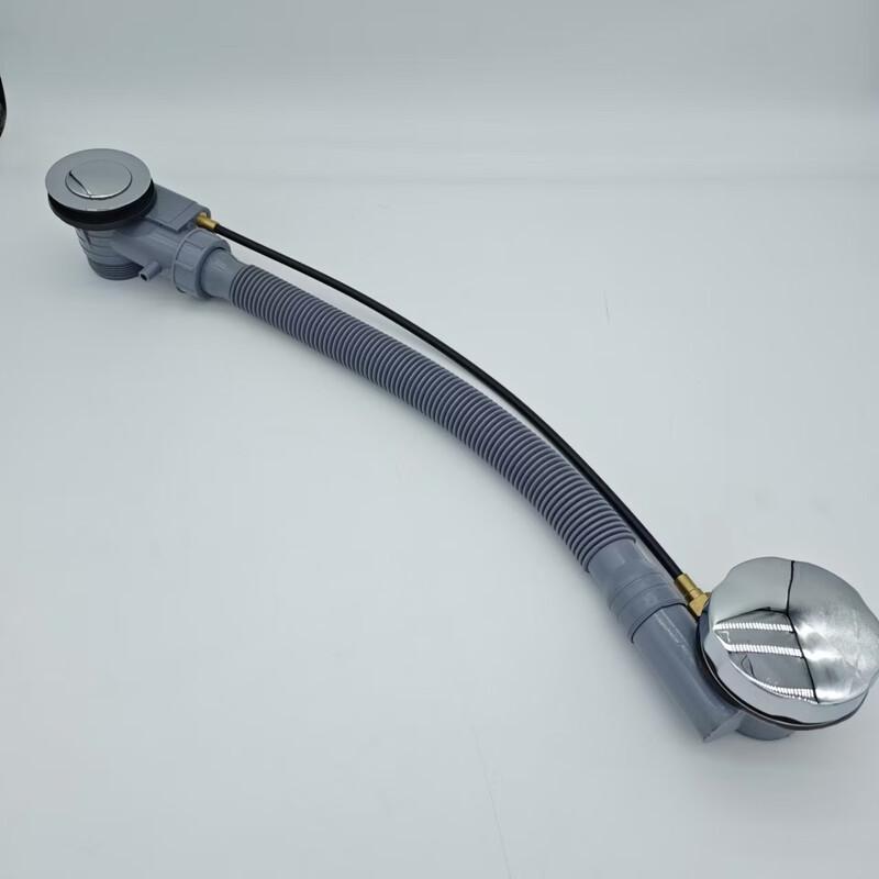 Langzhiwen Rotary Handwheel Pull-Line Bathtub Drainer