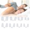 8pcs Nasal Dilator Sleep Improvement Portable Snore Nose Clamp Silicone Snoring Solution