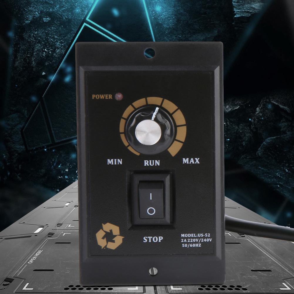 AC 220V 5060Hz 300400500W AC Motor Speed Controller Electric Motor Speed Regulator(400W)